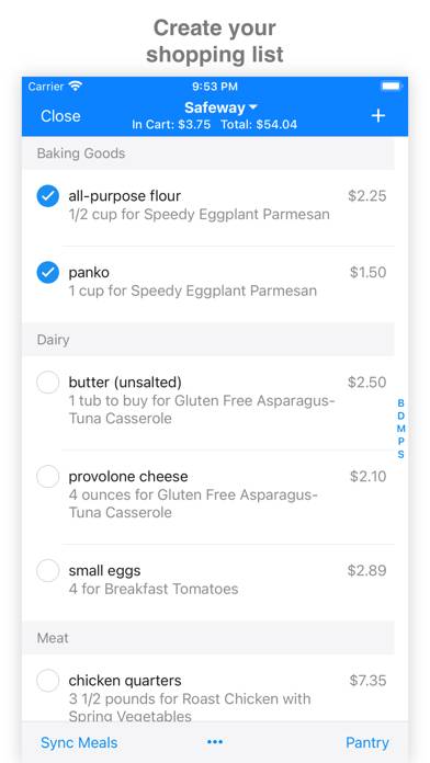 MealBoard App screenshot #3