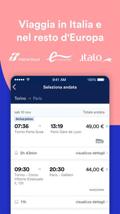 Trainline: Buy train tickets Schermata dell'app #3