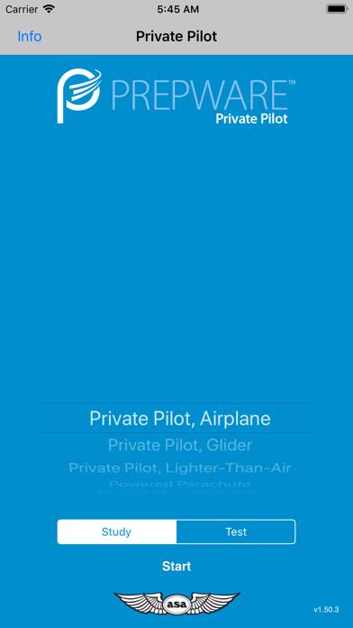Prepware Private Pilot Schermata dell'app #1