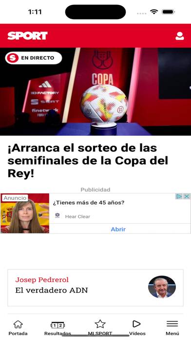 SPORT.es App screenshot #1