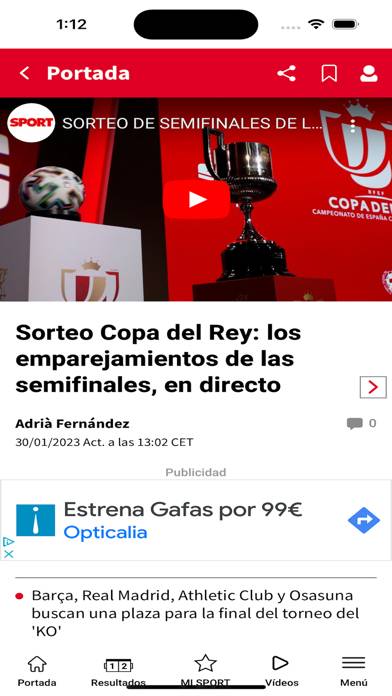 SPORT.es App screenshot #2