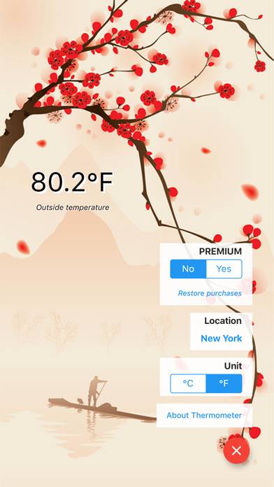 @Thermometer App skärmdump #3