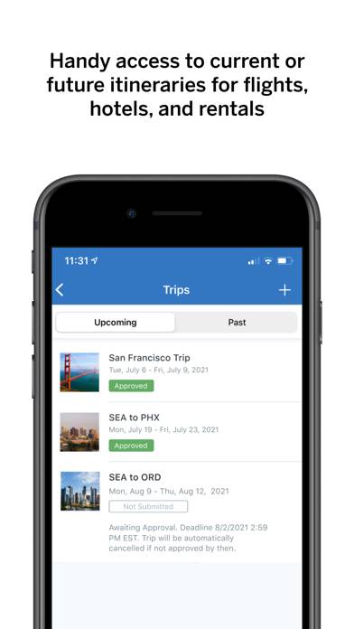 SAP Concur App screenshot