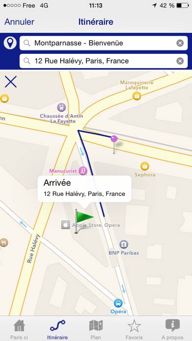 Paris ci la Sortie du Métro App screenshot #3