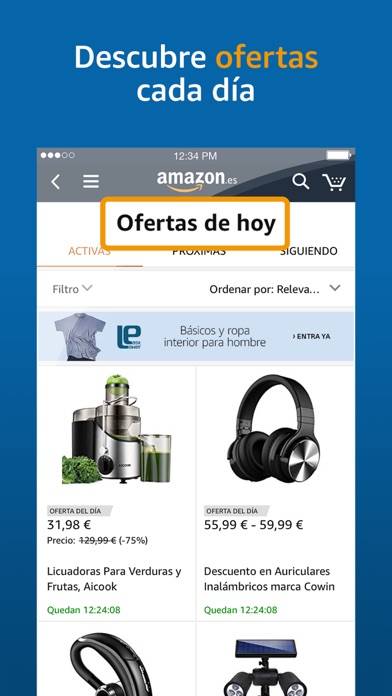 Amazon Móvil App skärmdump #3