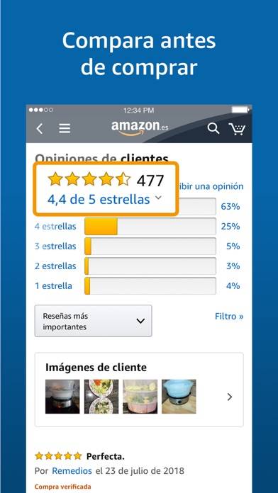 Amazon Móvil App skärmdump #5