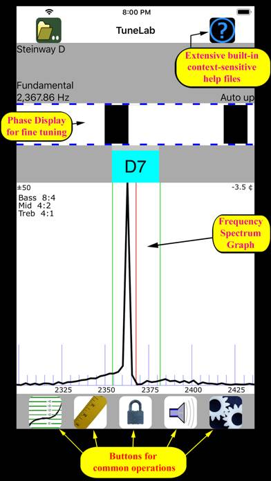 TuneLab Piano Tuner capture d'écran