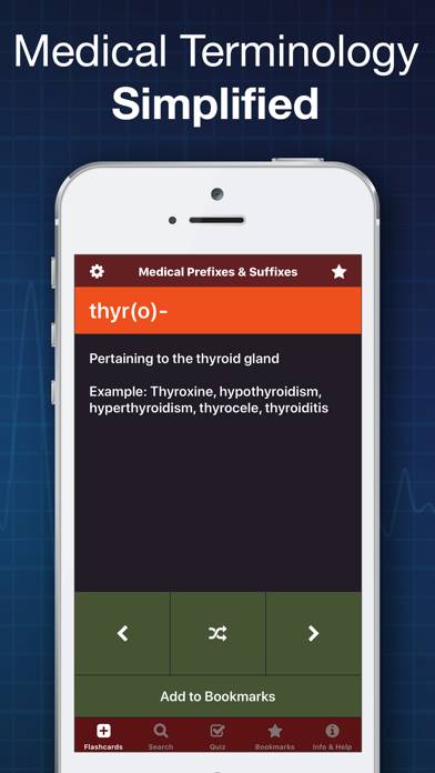 Medical Prefixes & Suffixes Schermata dell'app #1