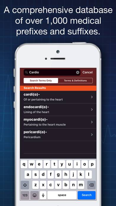 Medical Prefixes & Suffixes Schermata dell'app #2