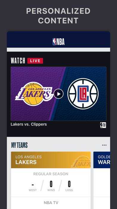 NBA: Official App App screenshot #1