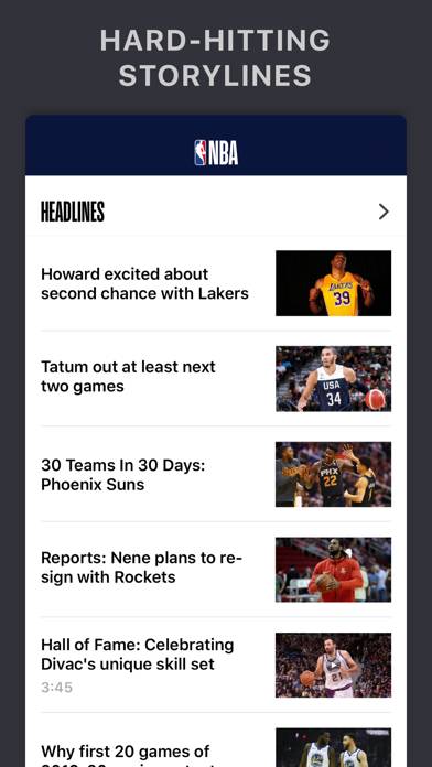 NBA: Official App App screenshot #4