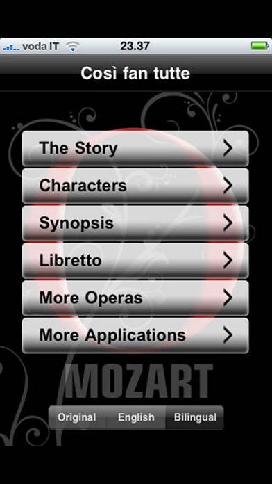 Opera: Così fan tutte Schermata dell'app #1