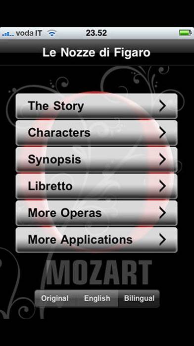Opera: The Marriage of Figaro App screenshot #1
