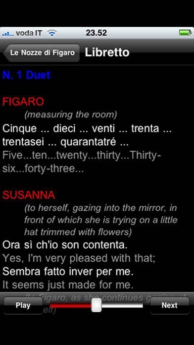 Opera: The Marriage of Figaro App screenshot #2
