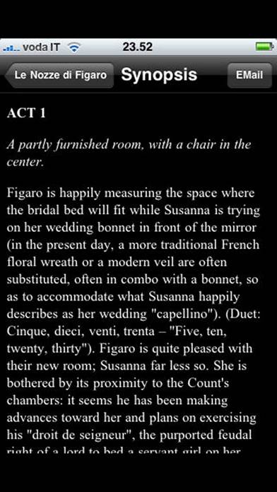 Opera: The Marriage of Figaro App screenshot #4