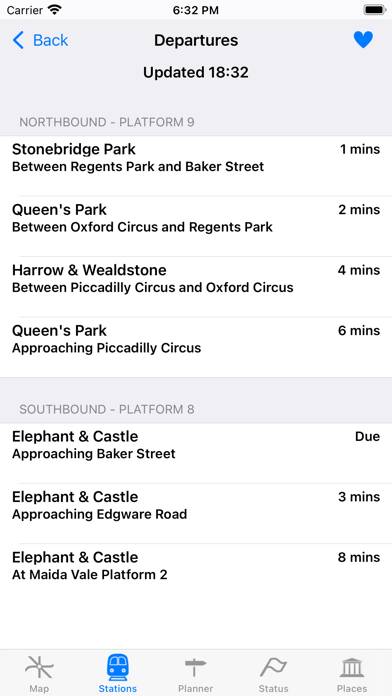 London Tube Map and Guide App skärmdump #5