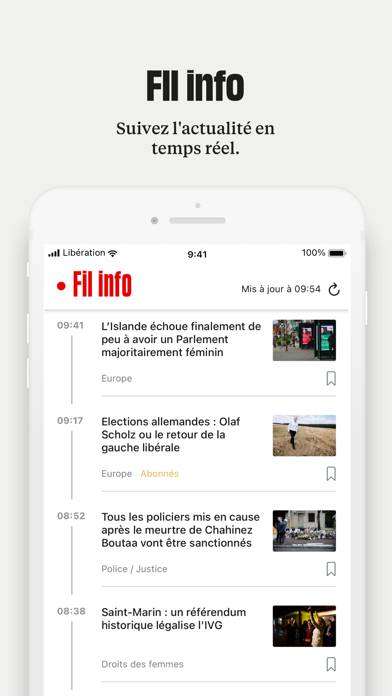 Libération: Info et Actualités Capture d'écran de l'application #4