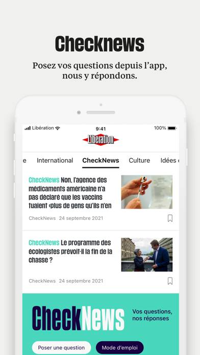 Libération: Info et Actualités Capture d'écran de l'application #5