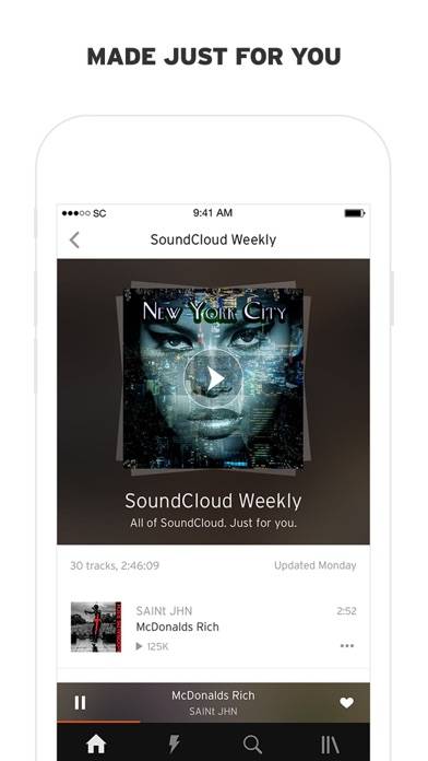 SoundCloud: Discover New Music Uygulama ekran görüntüsü #2