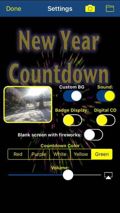 New Year Countdown App screenshot