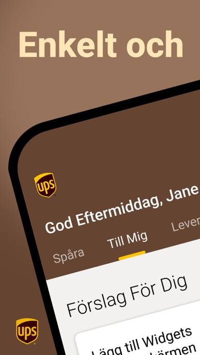 Ups skärmdump