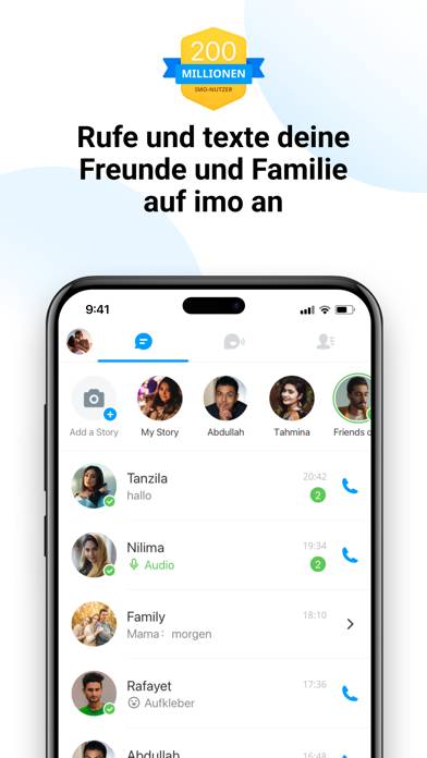Imo Videoanrufe App-Screenshot #6