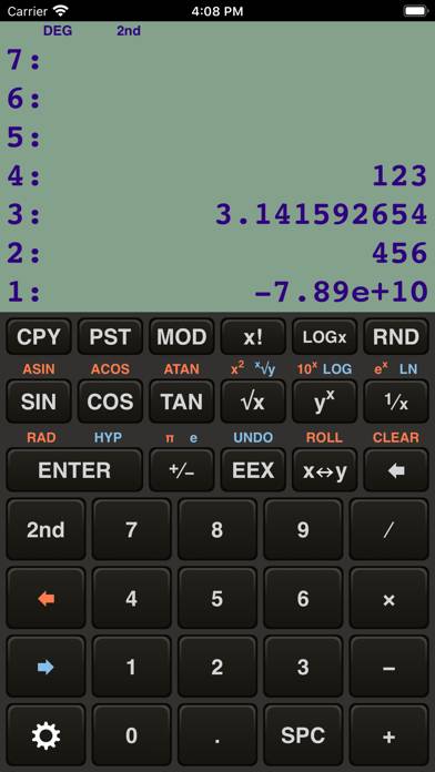 RPN Calculator 48 App skärmdump #4