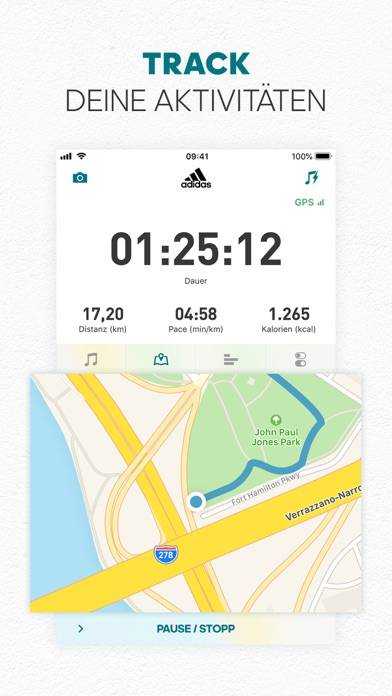 Adidas Running: Walk & Run App App-Screenshot #1