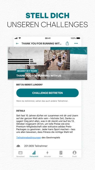 Adidas Running: Walk & Run App Captura de pantalla de la aplicación #4
