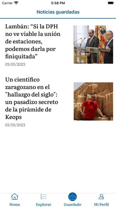 Heraldo de Aragón Captura de pantalla de la aplicación #4