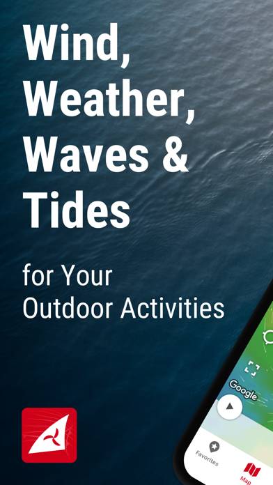 Windfinder: Wind & Weather map App skärmdump #1