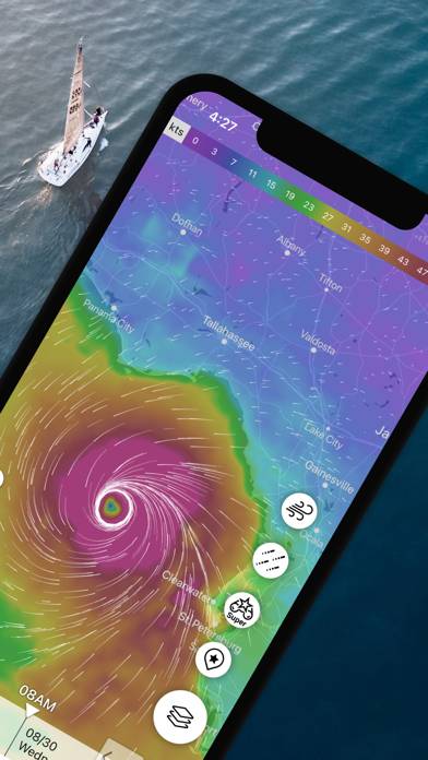 Windfinder: Wind & Weather map App skärmdump #2