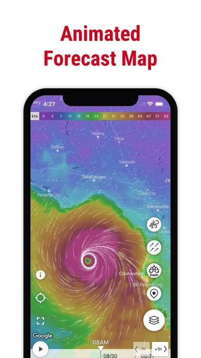 Windfinder: Wind & Weather map Captura de pantalla de la aplicación #4