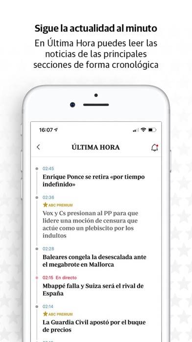 Diario ABC Captura de pantalla de la aplicación