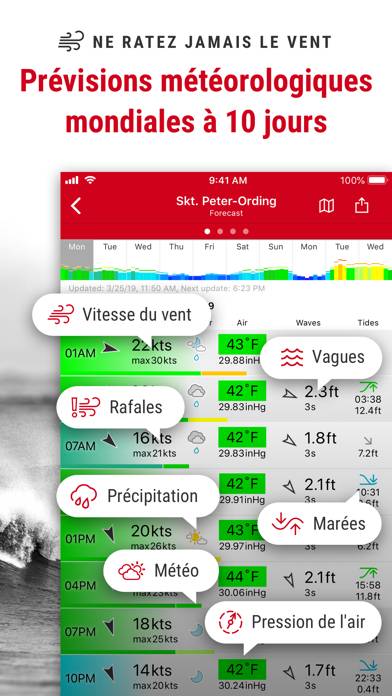 Windfinder Pro: Wind & Weather Schermata dell'app #5