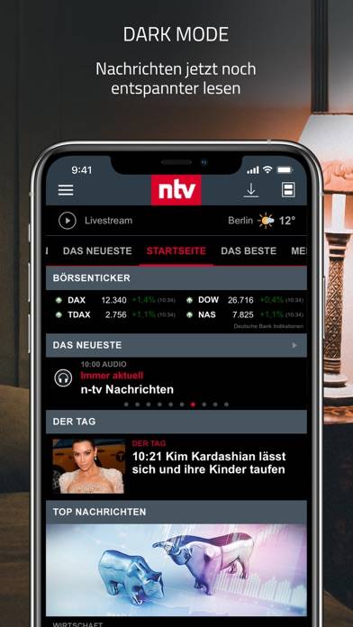 Ntv Nachrichten App-Screenshot #2