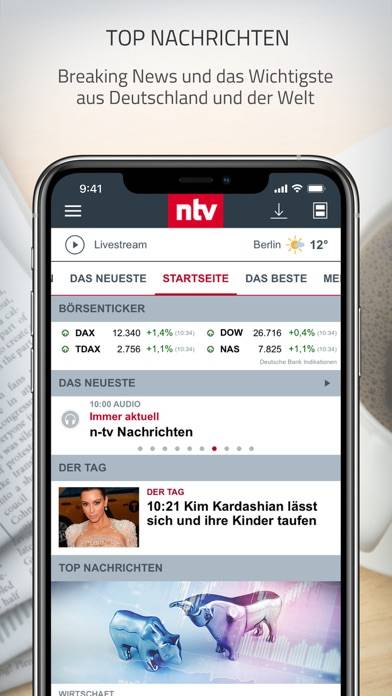 Ntv Nachrichten App screenshot