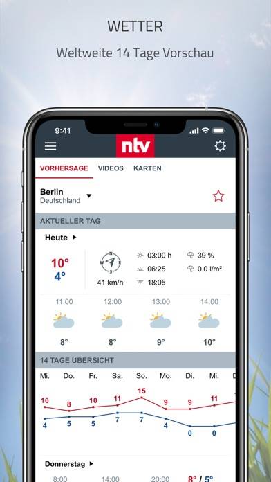 Ntv Nachrichten App screenshot