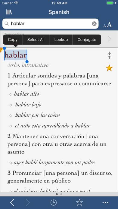 Vox Comprehensive Spanish Captura de pantalla de la aplicación #1