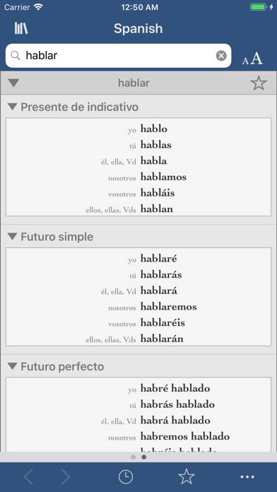 Vox Comprehensive Spanish Captura de pantalla de la aplicación #2