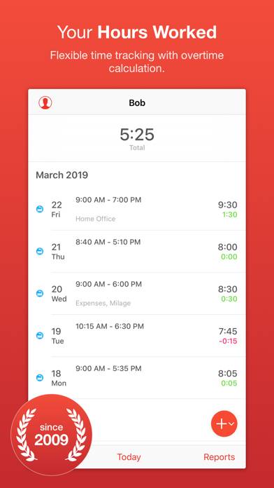 WorkTimes App screenshot #1