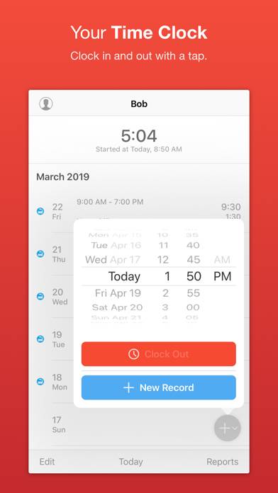 WorkTimes App screenshot #2