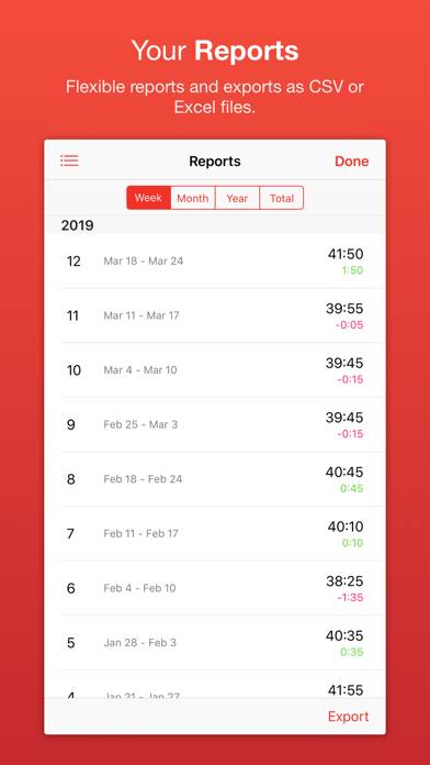 WorkTimes App screenshot #4