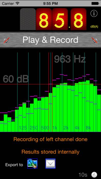 Speaker Meter Capture d'écran de l'application #1