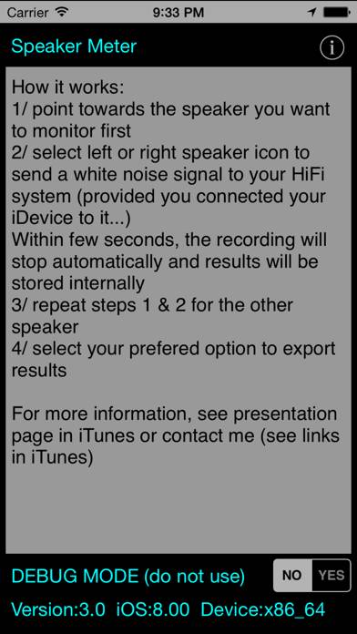 Speaker Meter Capture d'écran de l'application #2