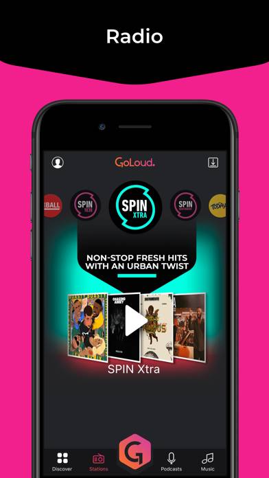 SPIN Radio App App screenshot #2