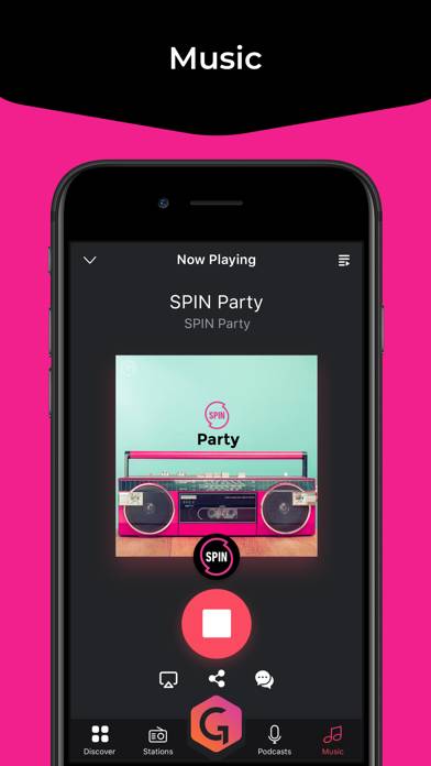 SPIN Radio App App screenshot #4