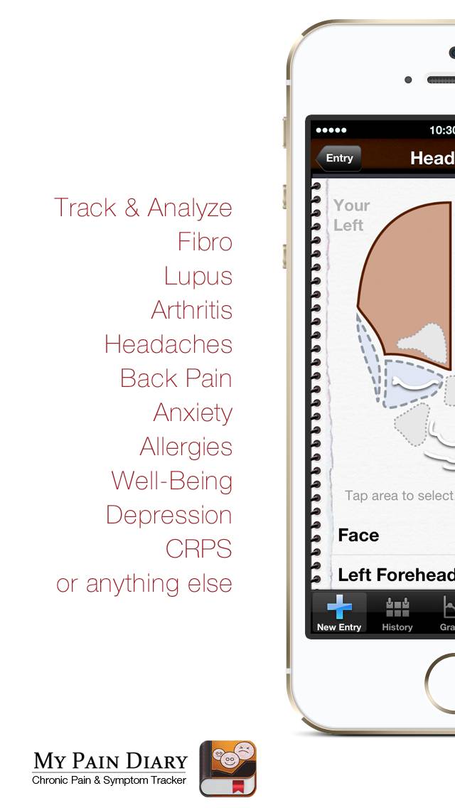 My Pain Diary: Chronic Pain & Symptom Tracker App screenshot #1