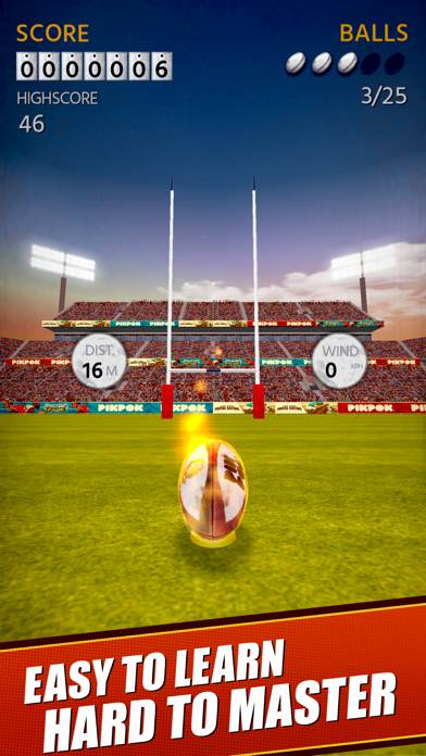 Flick Kick Rugby App screenshot #1