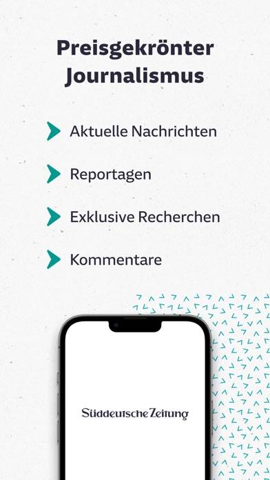 SZ Nachrichten App screenshot #1